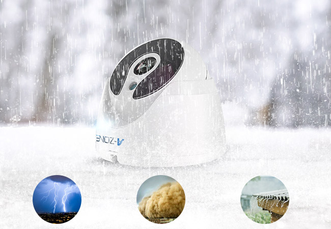 Wasserdichte Videoüberwachungs-Kameras IP, weißer Bild-Sensor Haube Cctv-Kamera-1536P