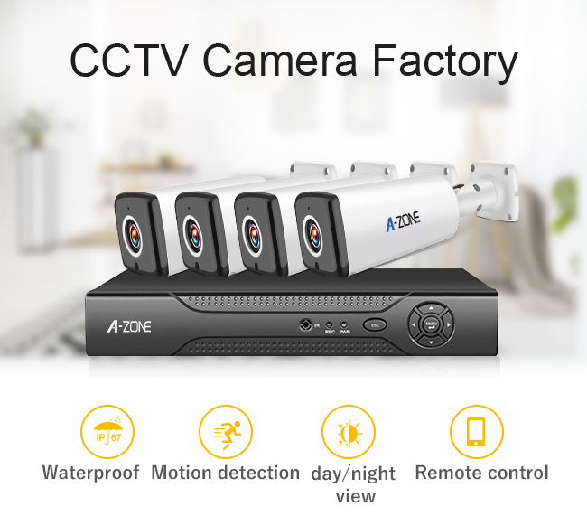 Nachtsicht Cctv-Kameras des Ausgangs1080p 4 mit Dvr-Recorder-Ausrüstung 2 Megapixel