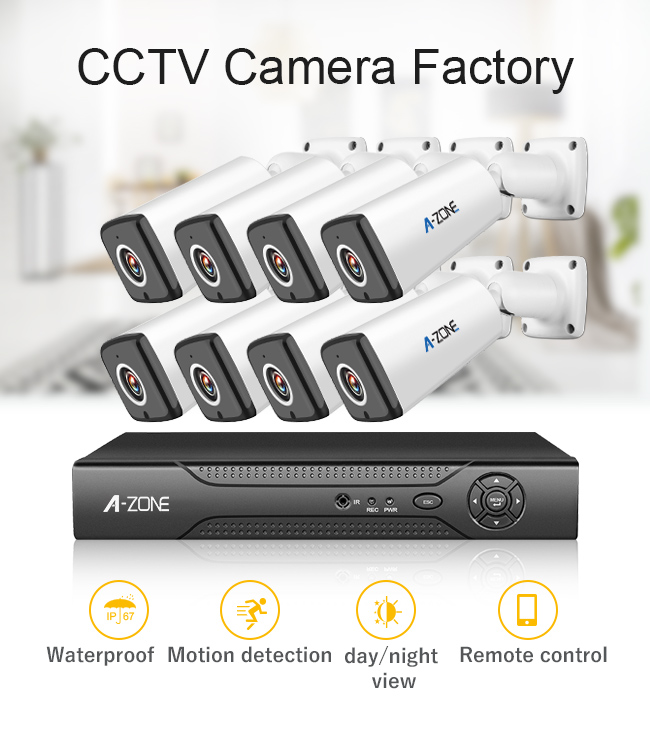 Inländisches Wertpapier-Digital Cctv-Infrarotausrüstungen AHD CCTV-Ausrüstungs-1.3MP 8CH im Freien mit dvr