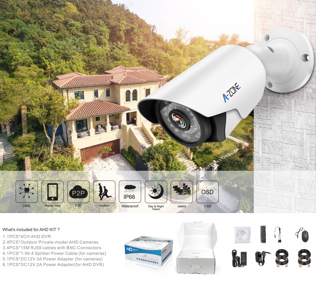 Kanal Poe-Überwachungskamera-Ausrüstung Poe-Überwachungskamera-System Matel-Rechtssachen-6