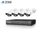 2MP 1080P AHD CCTV-Ausrüstung mit 4 Kameras IR-Abstand 20-30 M 1/4&quot; CMOS-Bild Senor fournisseur